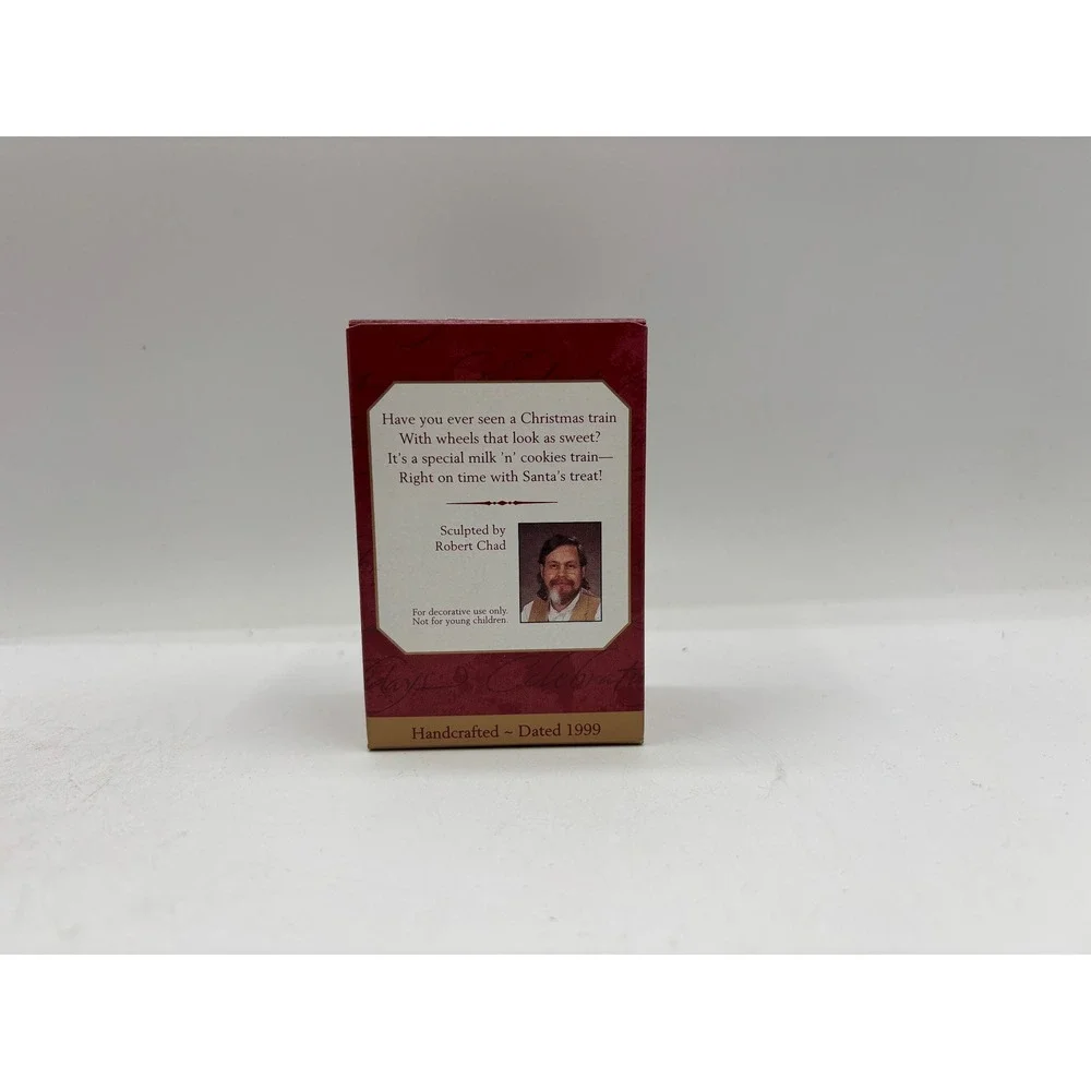Hallmark Keepsake Ornament 1999 Vintage Milk 'n' Cookies Express Handcrafted